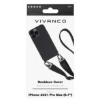 VIVANCO NECKLACE COVER IPHONE 13 PRO MAX black backcover - Image 2