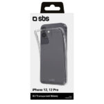 SBS 0.3 SKINNY TPU IPHONE 12 / 12 PRO transparent backcover - Image 2