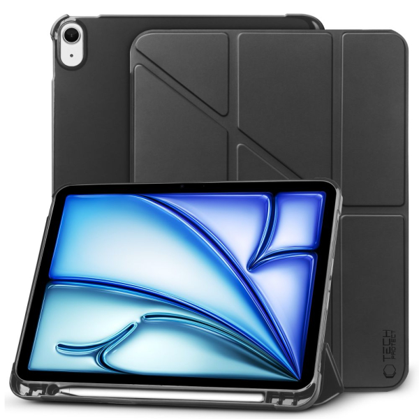 TECH-PROTECT SC PEN ORIGAMI CASE IPAD PRO 13 7 2024 black TECH-PROTECT SC PEN ORIGAMI CASE IPAD PRO 13 7 2024 black - Image 1
