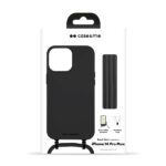 SBS CASE ME CROSSBODY CASE IPHONE 14 PRO MAX black backcover - Image 2