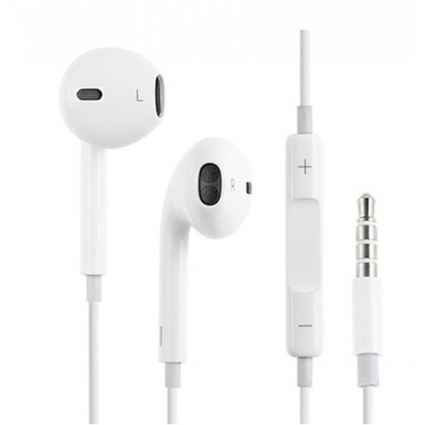 ORIGINAL APPLE HANDSFREE EARPODS STEREO JACK 3.5mm white blister ORIGINAL APPLE HANDSFREE EARPODS STEREO JACK 3.5mm white blister - Image 1
