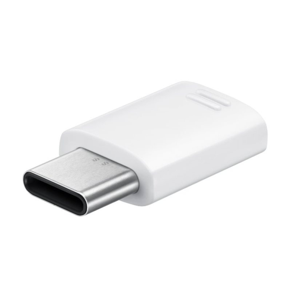 ORIGINAL SAMSUNG ADAPTER TYPE C TO MICRO USB white ORIGINAL SAMSUNG ADAPTER TYPE C TO MICRO USB white - Image 1