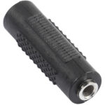 VIVANCO AUDIO ADAPTER 3.5mm JACK SOCKET TO 3.5mm JACK SOCKET black