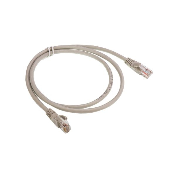 VIVANCO BULK NETWORK ETHERNET CAT5e CABLE 1m grey VIVANCO BULK NETWORK ETHERNET CAT5e CABLE 1m grey - Image 1