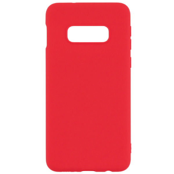 SENSO RUBBER SAMSUNG S10e red backcover SENSO RUBBER SAMSUNG S10e red backcover - Image 1