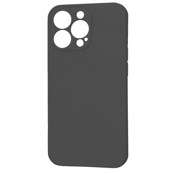 SILICONE BACK BOX IPHONE 16 PRO black backcover SILICONE BACK BOX IPHONE 16 PRO black backcover - Image 1