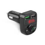 SBS CAR CHARGER FM TRANSMITTER 15W 3.4A black
