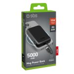 SBS POWERBANK 5000 mAh 20W PD COMPATIBLE WITH MAGSAFE QI black - Image 2