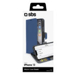 SBS WALLET STAND BOOK IPHONE 13 blue - Image 2