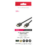 VIVANCO ULTRA HIGH SPEED HDMI CABLE 8K 48Gbit/s 2m - Image 2