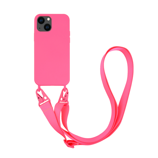 VIVANCO NECKLACE COVER IPHONE 13 MINI pink backcover VIVANCO NECKLACE COVER IPHONE 13 MINI pink backcover - Image 1