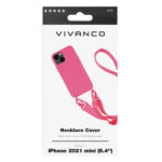 VIVANCO NECKLACE COVER IPHONE 13 MINI pink backcover - Image 2