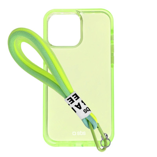 SBS CASE ME ROPE FLUO URBAN STREET IPHONE 13 yelow backcover SBS CASE ME ROPE FLUO URBAN STREET IPHONE 13 yelow backcover - Image 1