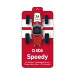 SBS CAR CHARGER SPEEDY 2A 10W red - Image 2