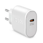 SBS TRAVEL CHARGER TYPE C PD 20W white