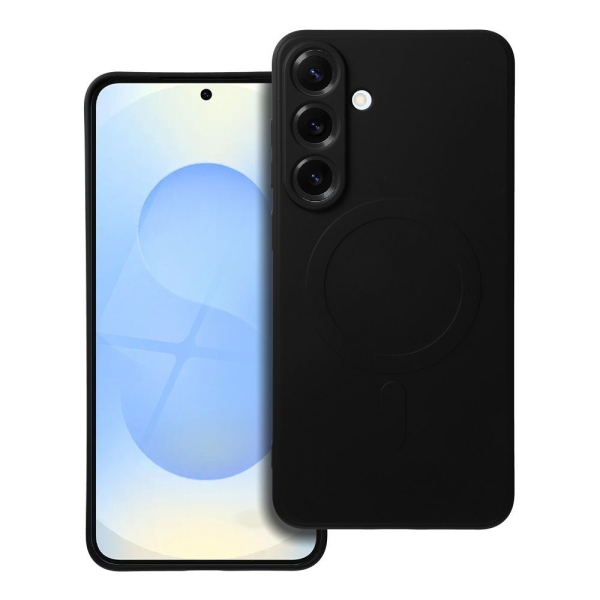 iS TPU SILICONE MAG SAMSUNG S25 PLUS black backcover iS TPU SILICONE MAG SAMSUNG S25 PLUS black backcover - Image 1