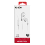 SBS HANDSFREE STEREO EARSET 3.5 JACK STUDIO MIX 20 white - Image 2