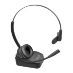 SBS WIRELESS MONO HEADPHONE WITH CHARGING BASE black