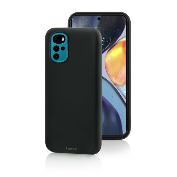 FONEX TPU CASE 0.6mm MOTOROLA MOTO E32 black backcover FONEX TPU CASE 0.6mm MOTOROLA MOTO E32 black backcover - Image 1