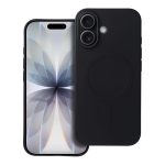 iS TPU SILICONE MAG IPHONE 17 (BIG HOLE) black backcover