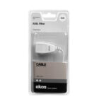 EKON by SBS ADSL FILTER RJ11 1m cable white - Image 2