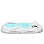 SBS WIRELESS CHARGER QI 3 IN 1 STATION 10W white