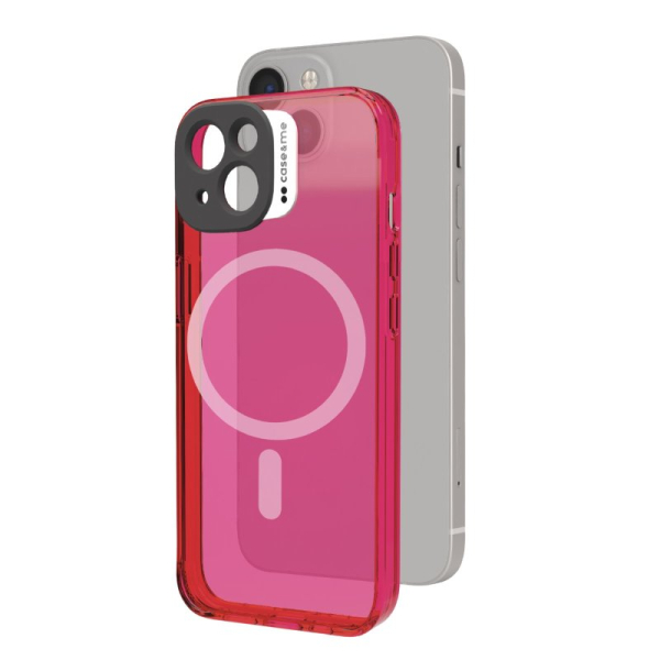 SBS FLUO NEON IPHONE 14 PLUS pink backcover SBS FLUO NEON IPHONE 14 PLUS pink backcover - Image 1
