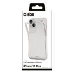 SBS 0.3 SKINNY TPU IPHONE 15 PLUS / 14 PLUS transparent backcover - Image 2