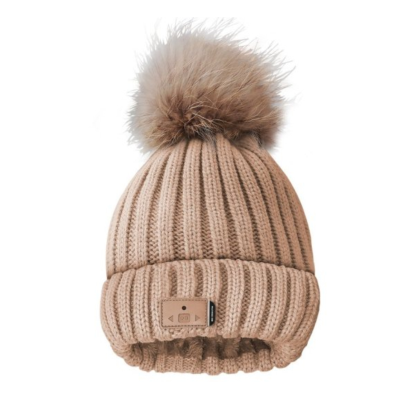 SBS CASE ME WINTER FUR HAT WITH BLUETOOTH pink SBS CASE ME WINTER FUR HAT WITH BLUETOOTH pink - Image 1