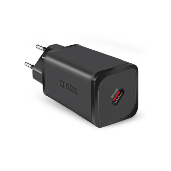 SBS TRAVEL CHARGER PD 65W GaN black SBS TRAVEL CHARGER PD 65W GaN black - Image 1