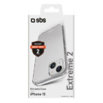 SBS EXTREME X2 TPU IPHONE 15 transparent backcover - Image 2