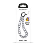SBS CASE ME AMELIE WRIST STRAP FOR SMARTPHONES white black - Image 2