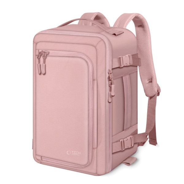 TECH-PROTECT DEFENDER S50 RYANAIR & WIZZAIR TRAVEL LAPTOP CABIN BACKPACK 20L (40x20x25) dusty pink TECH-PROTECT DEFENDER S50 RYANAIR & WIZZAIR TRAVEL LAPTOP CABIN BACKPACK 20L (40x20x25) dusty pink - Image 1