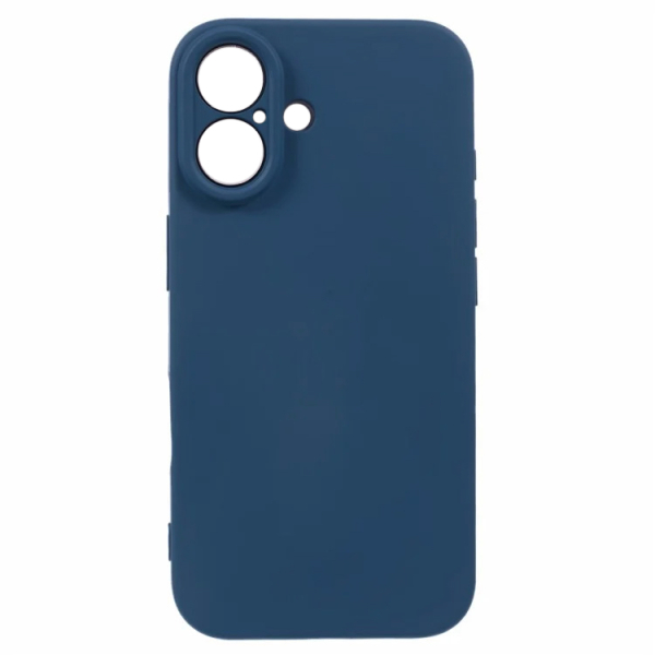 SENSO SOFT TOUCH IPHONE 16 blue backcover SENSO SOFT TOUCH IPHONE 16 blue backcover - Image 1