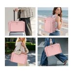 TECH-PROTECT DEFENDER S50 RYANAIR & WIZZAIR TRAVEL LAPTOP CABIN BACKPACK 20L (40x20x25) dusty pink - Image 2