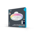 KSIX LIGHT CEILING SIROCO WITH FAN AND SPEAKER RGBIC CCT 46cm white - Image 2