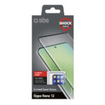 SBS FULL 4D HAMMER TEMPERED GLASS OPPO RENO 12 black - Image 2