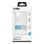 SBS 0.3 SKINNY TPU IPHONE 16 transparent backcover - Image 2