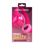 SBS WIRELESS BAZZY HEADPHONE WITH MIC pink - Image 2