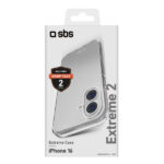 SBS EXTREME X2 TPU IPHONE 16 PRO transparent backcover - Image 2