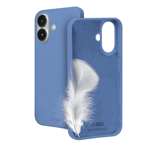 SBS INSTICT COVER IPHONE 16 blue backcover SBS INSTICT COVER IPHONE 16 blue backcover - Image 1