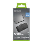 SBS POWERBANK MINI 5000 mAh TYPE C 12W black - Image 2