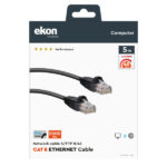 EKON by SBS NETWORK CABLE UTP CAT 8 RJ45 5m grey - Image 2