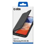 SBS WALLET LITE BOOK CASE SAMSUNG A14 4G / A14 5G black - Image 2