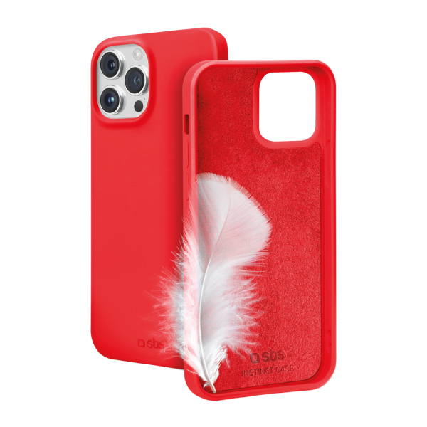 SBS INSTICT COVER IPHONE 16 PRO red backcover SBS INSTICT COVER IPHONE 16 PRO red backcover - Image 1