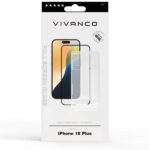 VIVANCO 2.5D JAPAN FULL TEMPERED GLASS IPHONE 16 PLUS / IPHONE 15 PLUS WITH APPLICATOR - Image 2