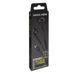 SBS MUSIC HERO HANDSFREE STEREO EARSET TYPE C CONNECTOR TUBB black - Image 2