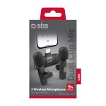 SBS 2 WIRELESS MICROPHONE WITH RECEIVER AND CLIP - Image 2