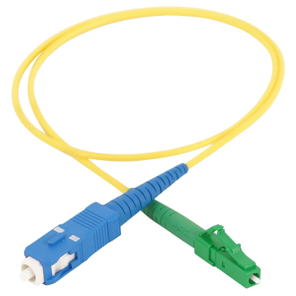 VIVANCO FIBRE OPTIC NETWORK CABLE LC/APC to SC/UPC 10Gbit/s 5m yellow VIVANCO FIBRE OPTIC NETWORK CABLE LC/APC to SC/UPC 10Gbit/s 5m yellow - Image 1