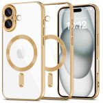 TECH-PROTECT MAGFLEX CASE IPHONE 16 shiny gold backcover
